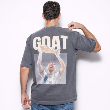 GOAT - Grey Heavyweight Tee
