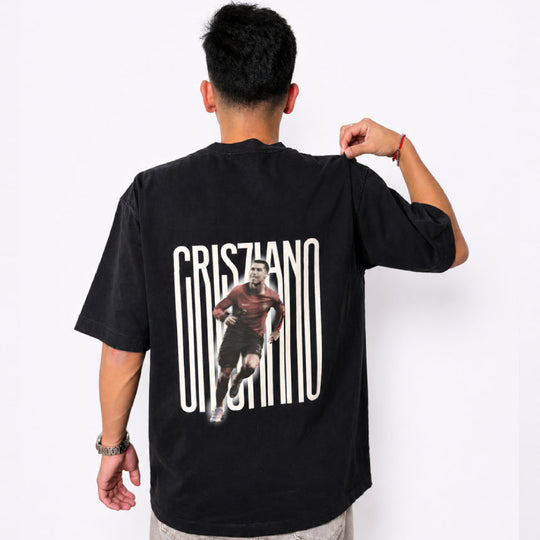 CRIS7IANO - Black Heavyweight Tee