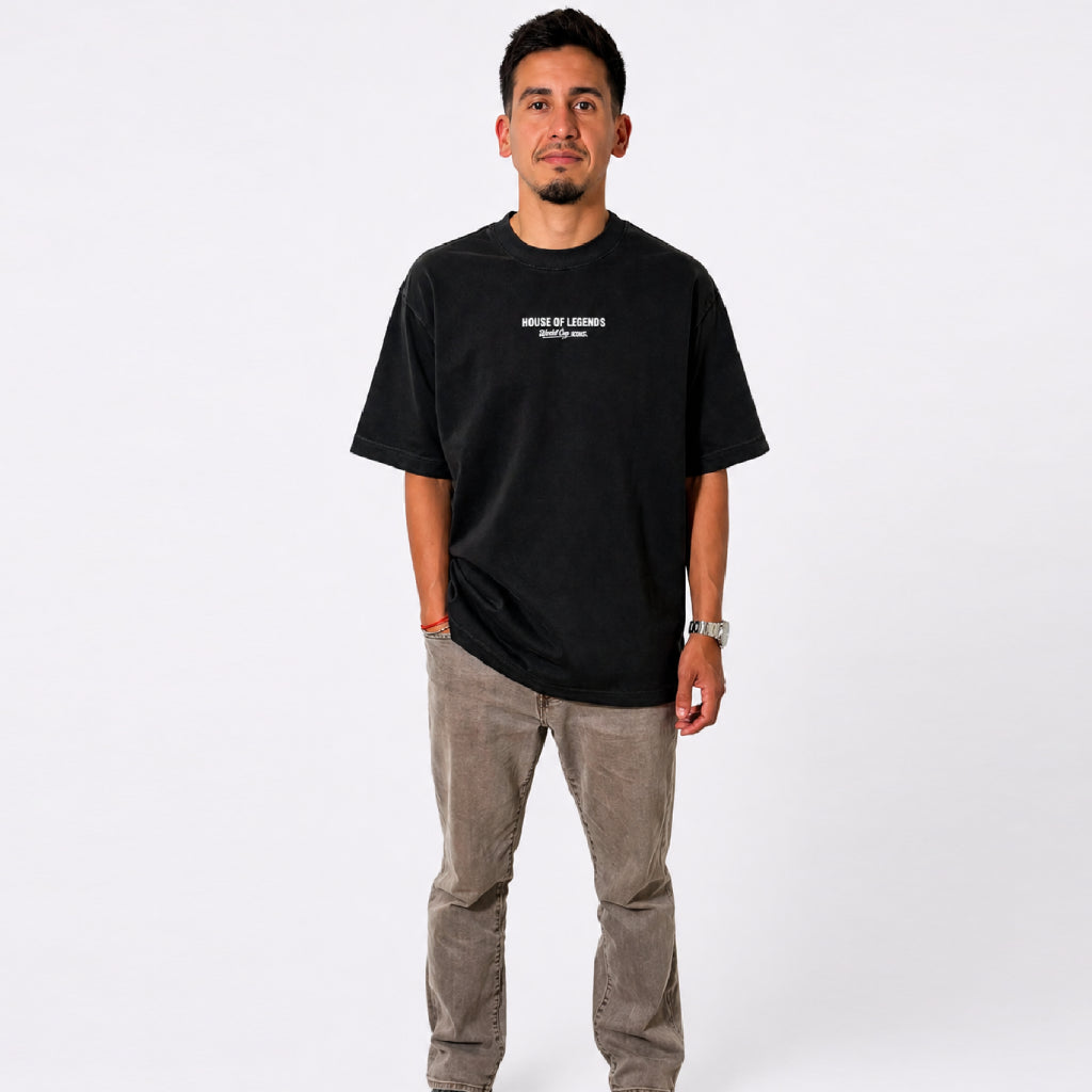 CRIS7IANO - Black Heavyweight Tee