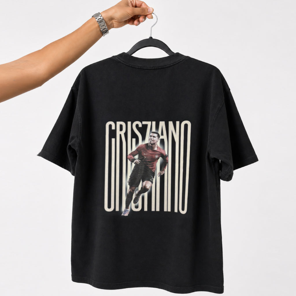 CRIS7IANO - Black Heavyweight Tee