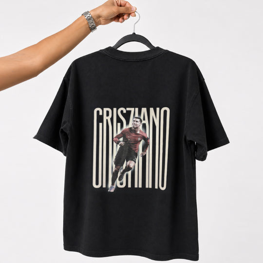 CRIS7IANO - Black Heavyweight Tee