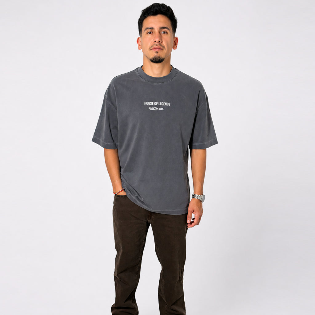 DINHO - Grey Heavyweight Tee