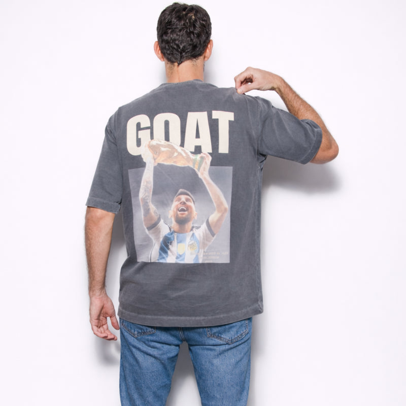 GOAT - Grey Heavyweight Tee