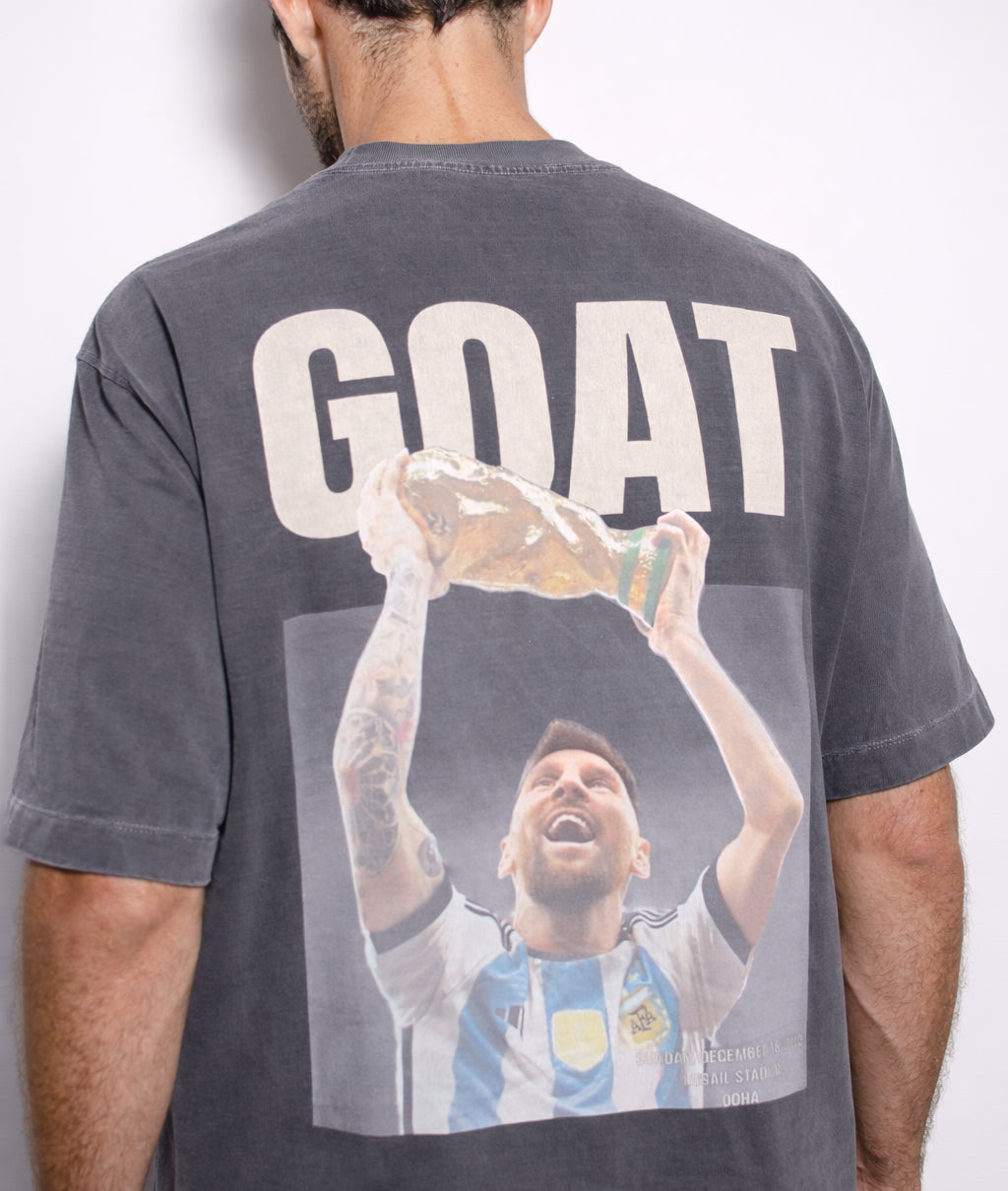 GOAT - Grey Heavyweight Tee
