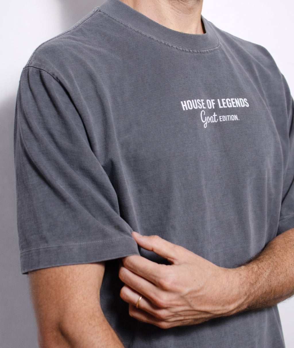 GOAT - Grey Heavyweight Tee