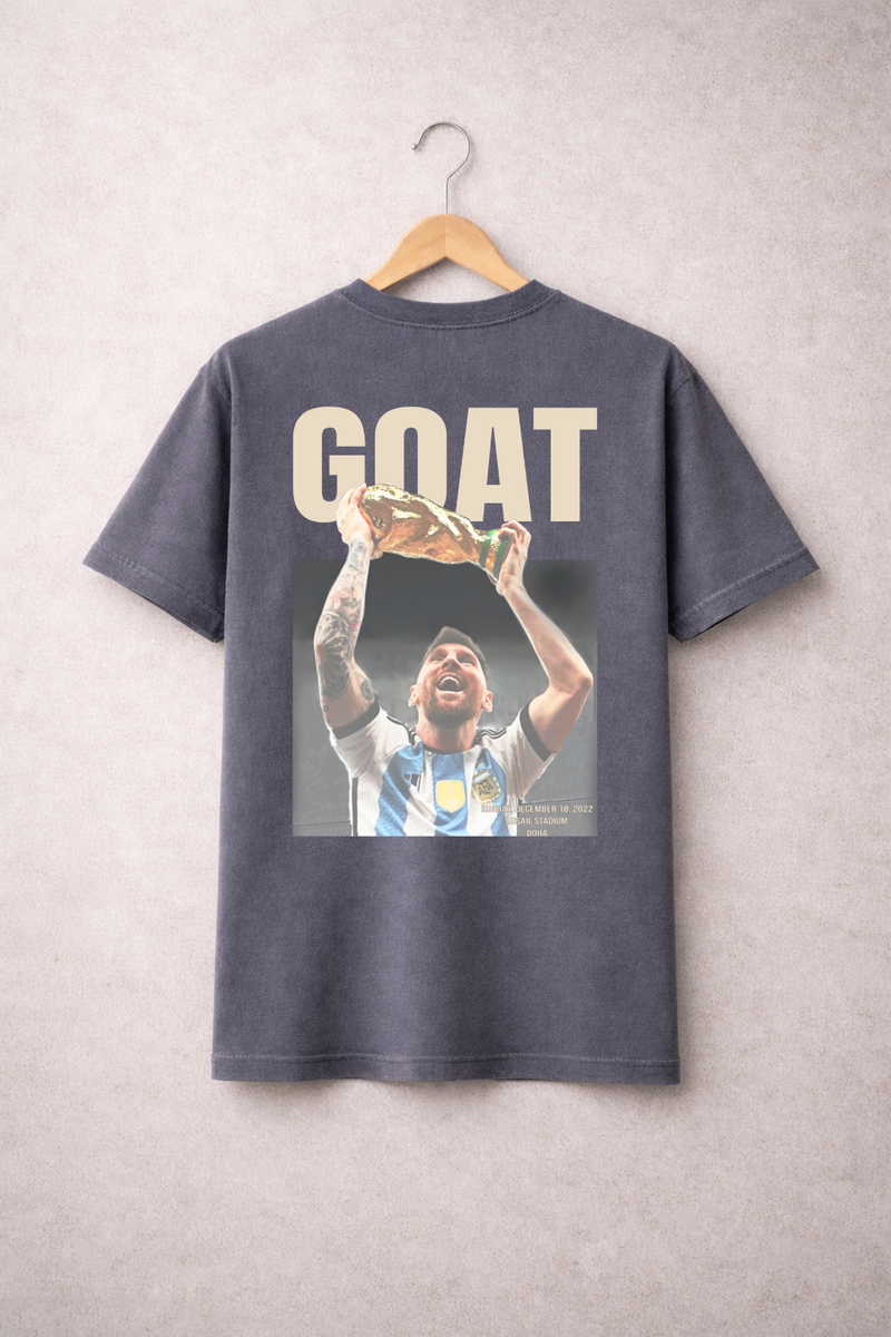 GOAT Oversize Heavyweight Grey Tee