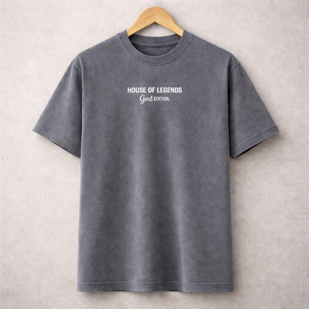 GOAT Oversize Heavyweight Grey Tee