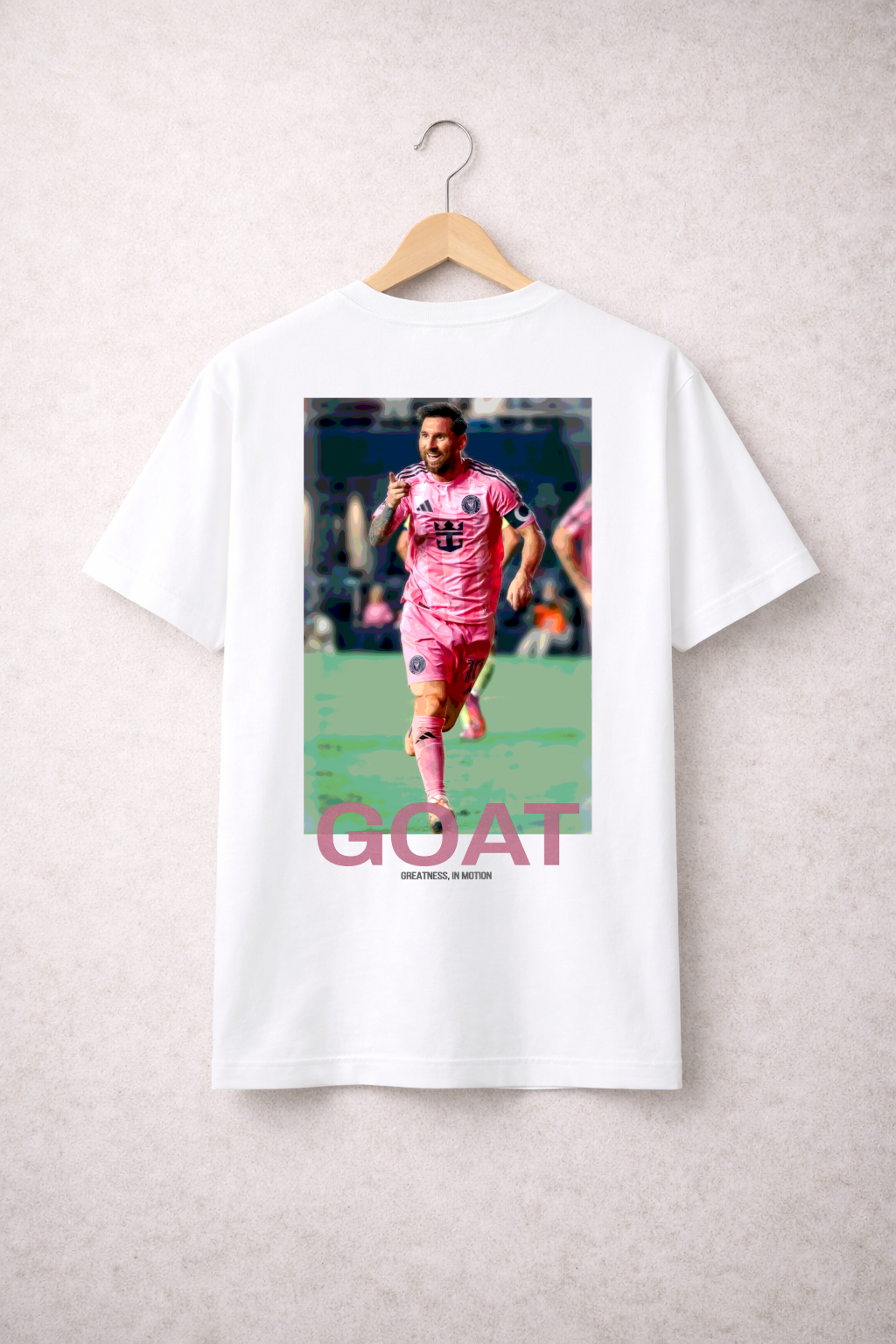 GOAT Oversize Heavyweight White Tee