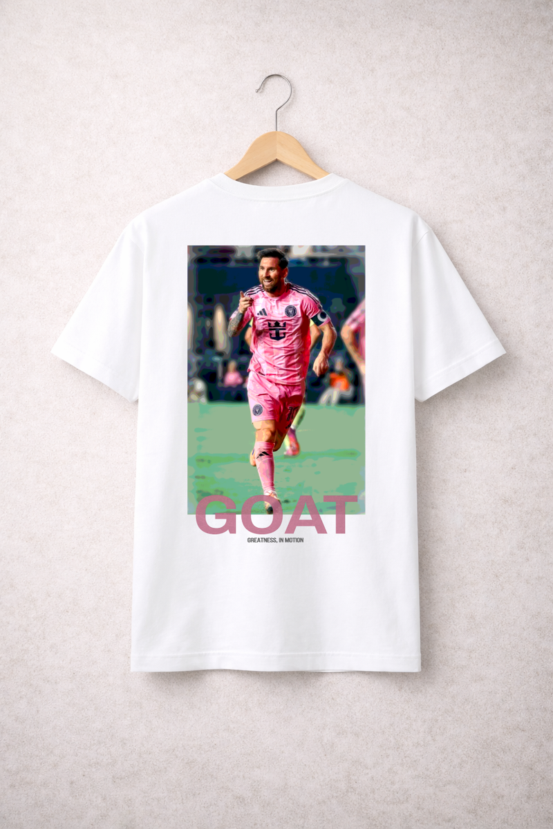 GOAT Oversize Heavyweight White Tee