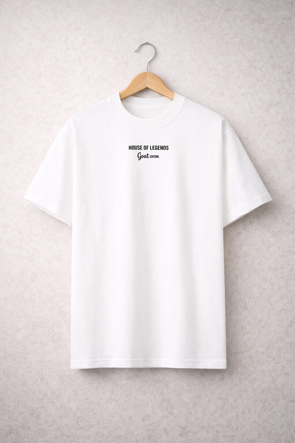 GOAT Oversize Heavyweight White Tee
