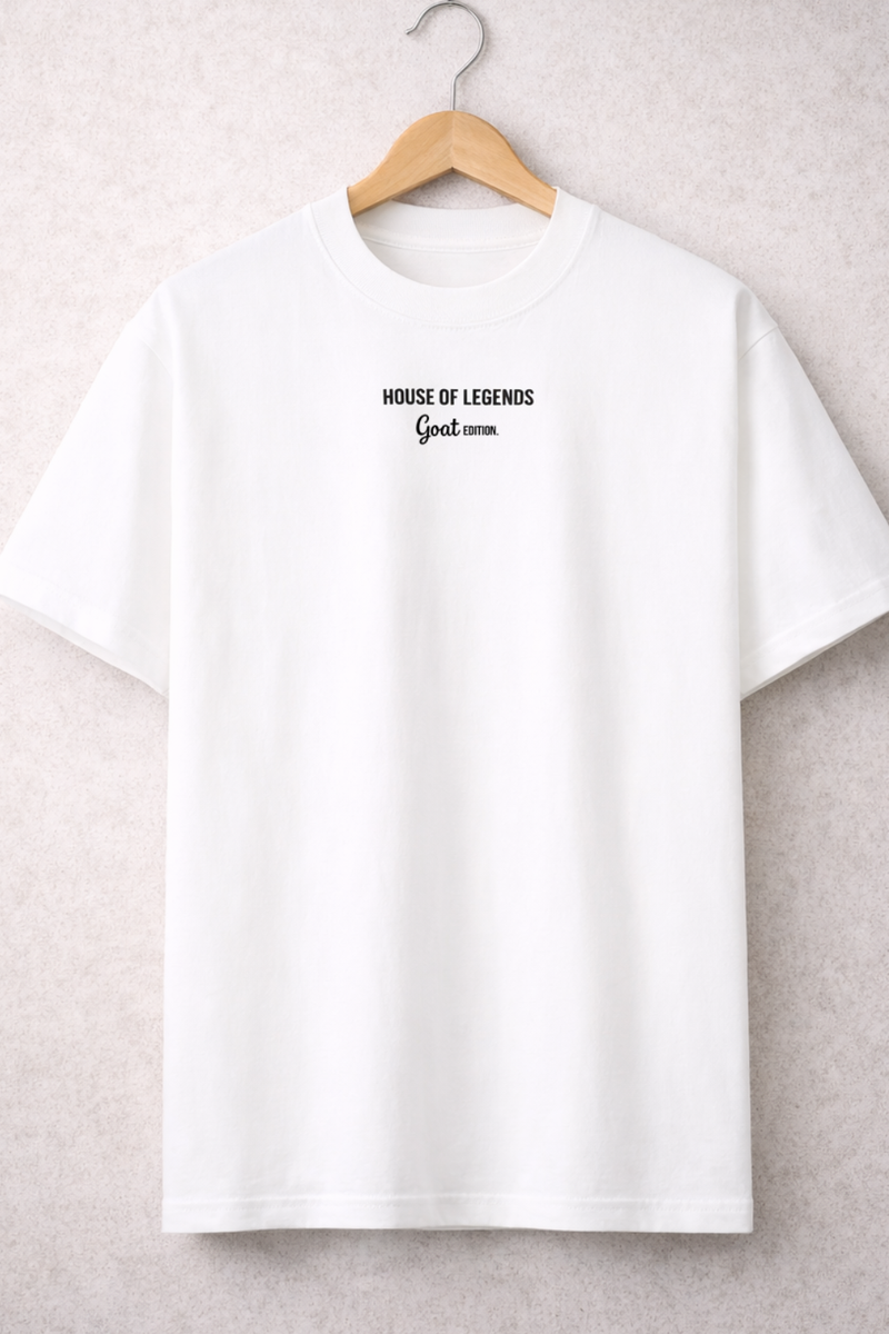 GOAT Heavyweight Tee — White