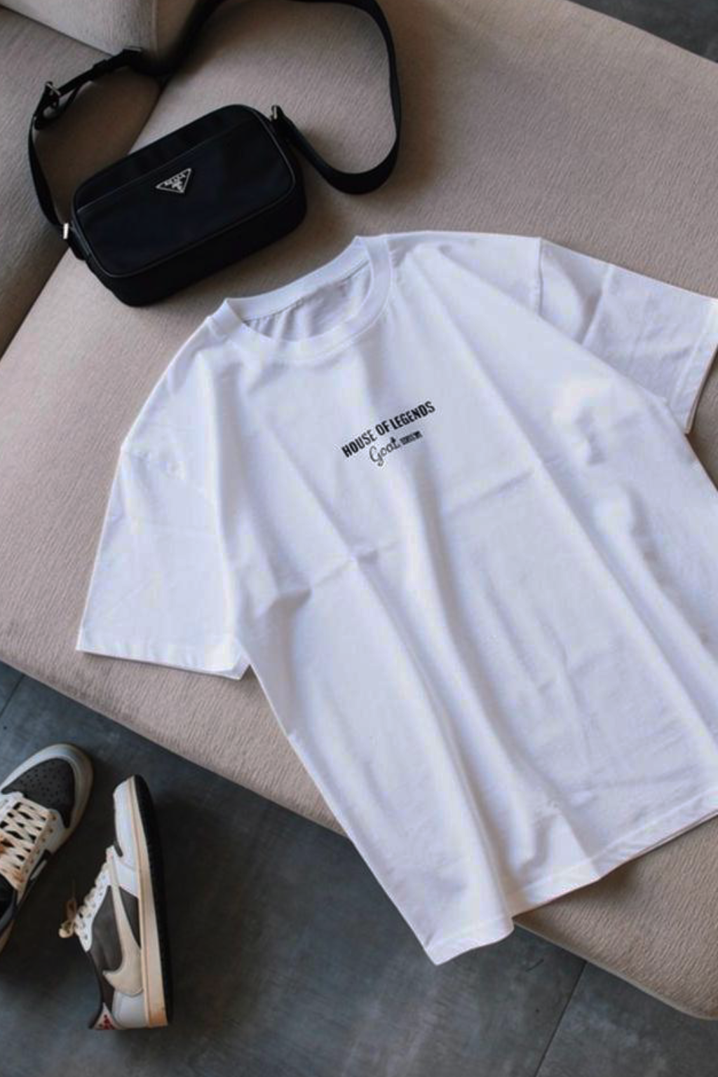 GOAT Heavyweight Tee — White