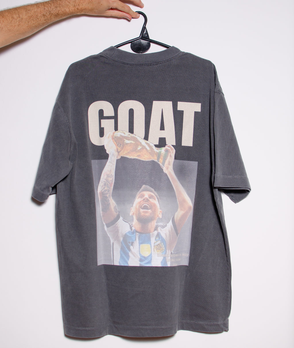GOAT - Grey Heavyweight Tee