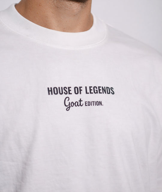 GOAT - White Heavyweight Tee