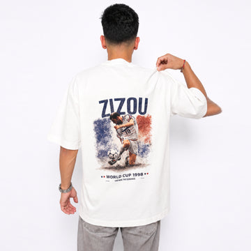 ZIZOU - White Heavyweight Tee