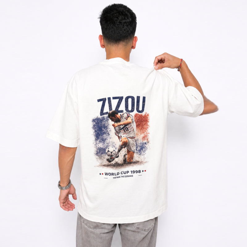 ZIZOU - White Heavyweight Tee