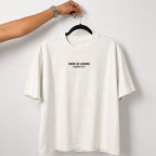 ZIZOU - White Heavyweight Tee