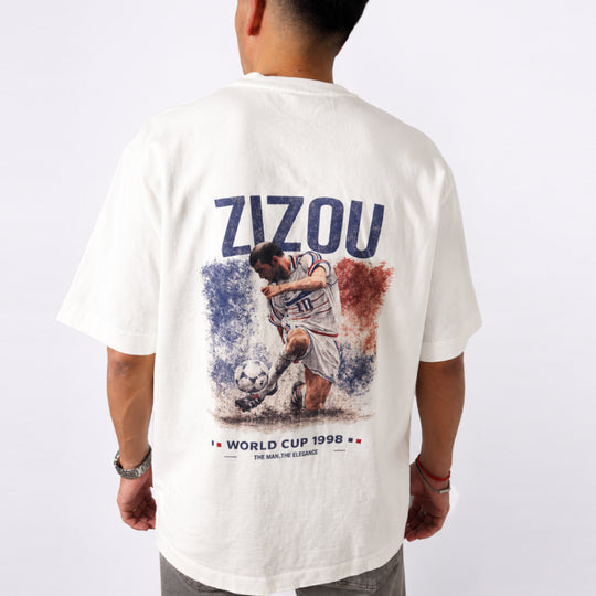 ZIZOU - White Heavyweight Tee