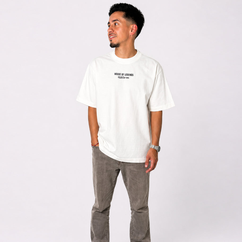 ZIZOU - White Heavyweight Tee