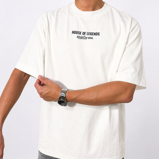 ZIZOU - White Heavyweight Tee