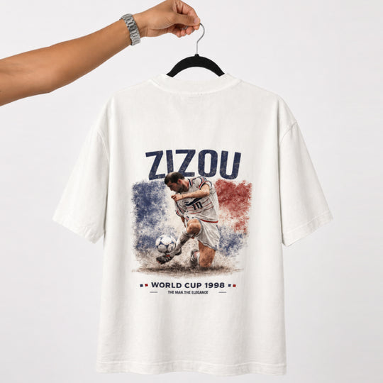 ZIZOU - White Heavyweight Tee