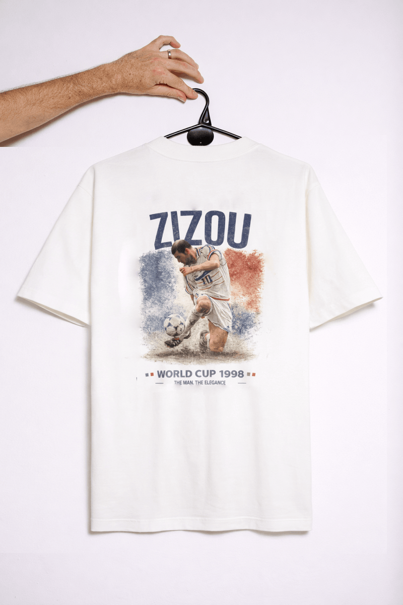 ZIZOU - White Heavyweight Tee