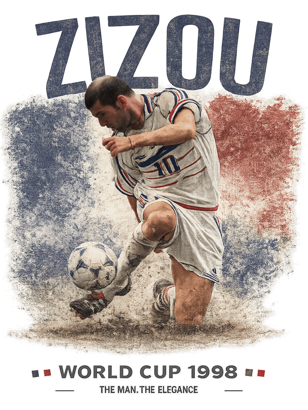 ZIZOU - White Heavyweight Tee